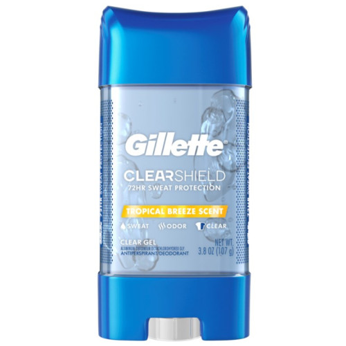 Дезодорант антиперспірант Gillette Anti-Perspirant Clear Gel Tropical Breeze, 107 грам